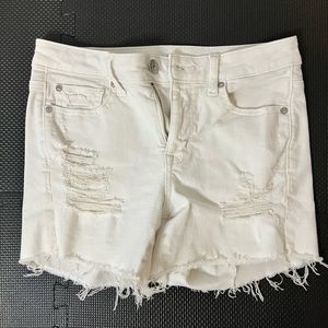 Super Stretch White Shorts